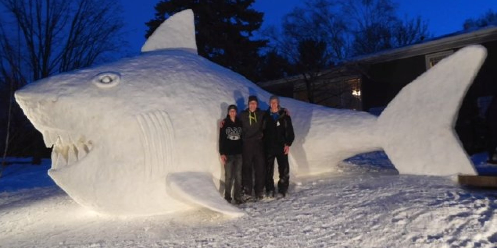 27 Spectacular Snow Sculptures